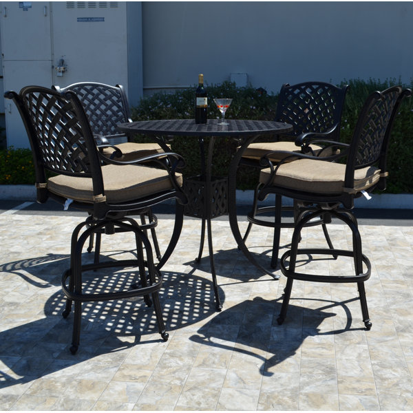 Nola 5 Piece Bar Set By Darby Home Co #2