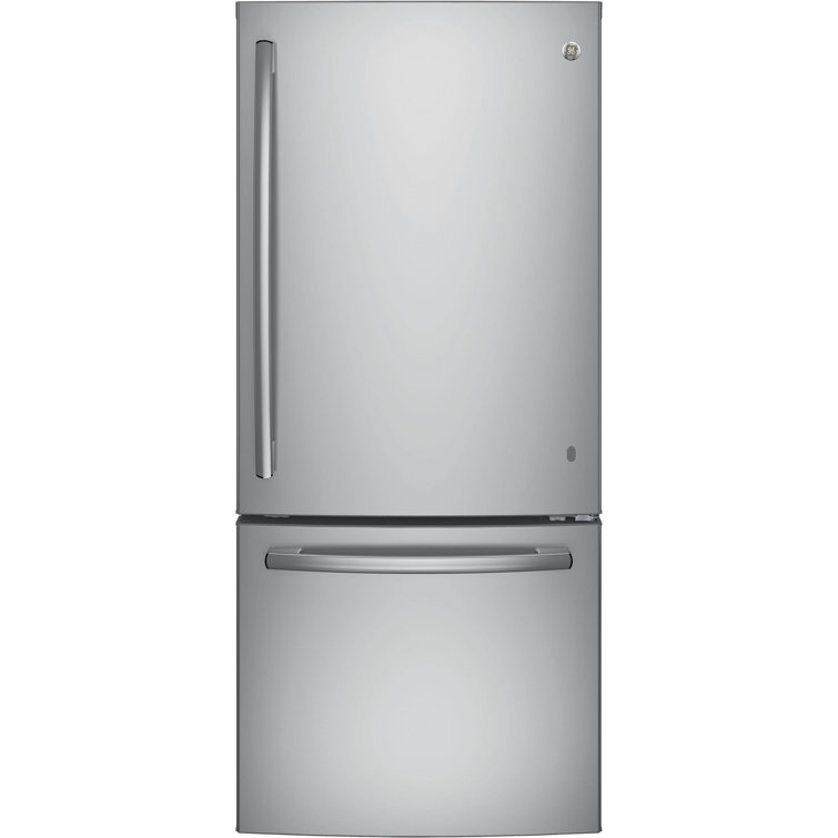 Ge Appliances 30 Energy Star Bottom Freezer 21 Cu Ft Refrigerator Reviews Wayfair