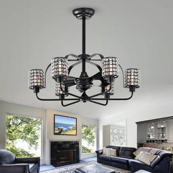 17 Stories 31 Mccreary 3 Blade Chandelier Ceiling Fan With