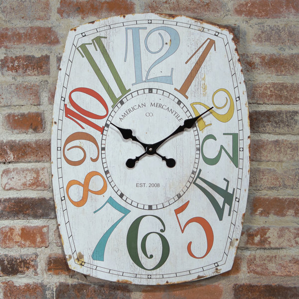 Oversized Home Essentials Whimsy Wall Clock by American Mercantile| @ $44.99