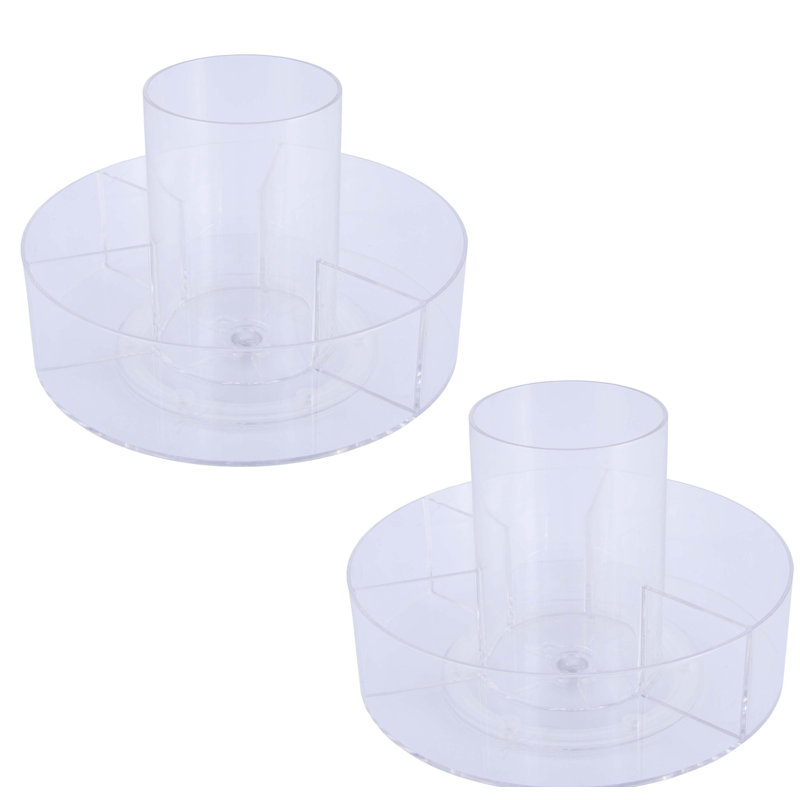 Kenney Storage Made Simple Lazy Susan 360 Rotating Countertop Makeup Organizer Reviews Wayfair