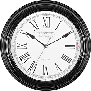 Black Wall Clocks You Ll Love Wayfair Co Uk Quickview
