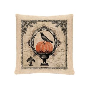 Vintage Halloween Pillow Cover