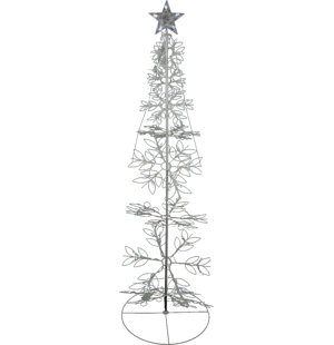 led lighted outdoor meteor effect snowflake hoop christmas tree yard art decoration - Outdoor Metal Christmas Trees led lighted outdoor meteor effect snowflake hoop christmas tree yard art decoration - Outdoor Metal Christmas Trees