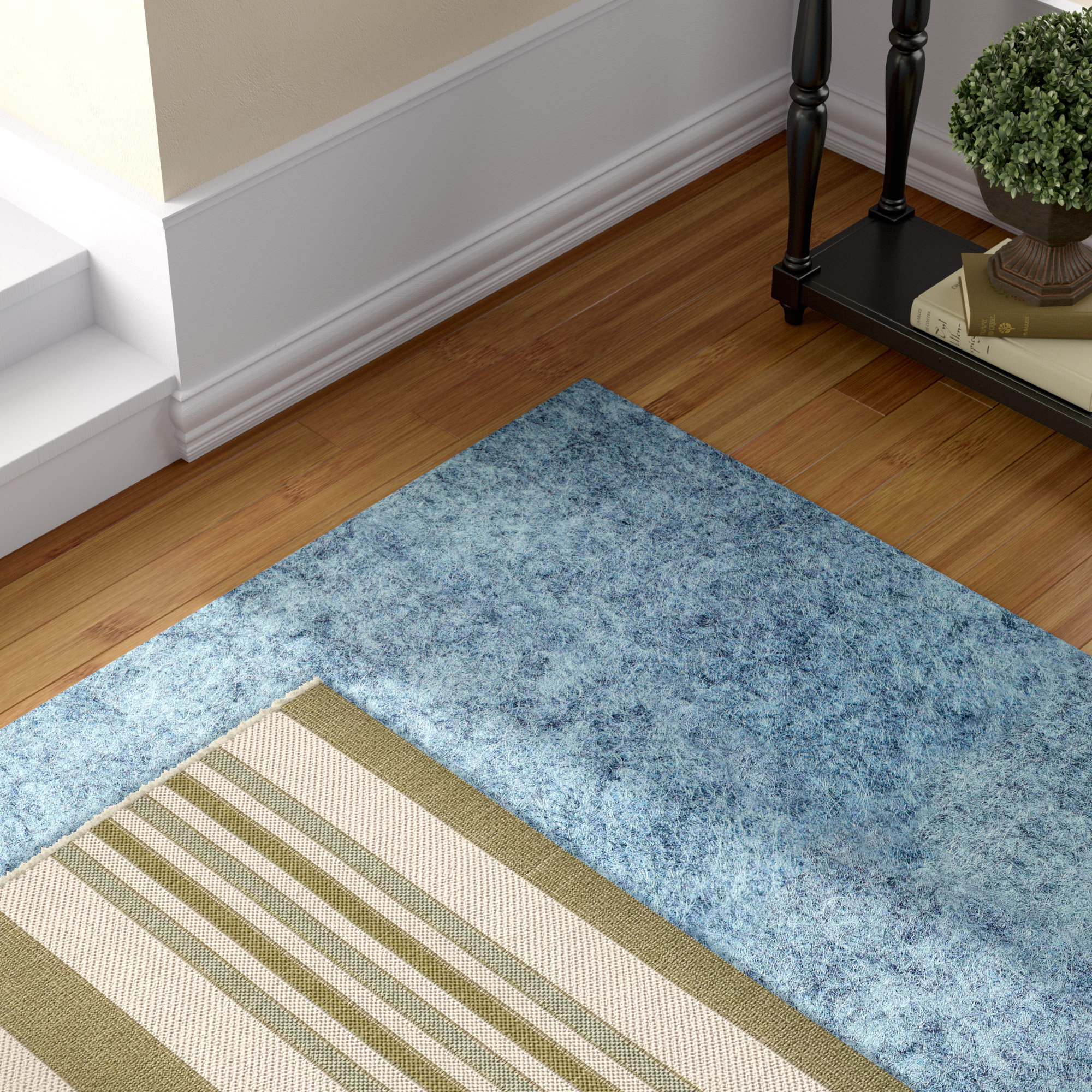 Rugpadusa Plush Fiber Cushioning Rug Pad 0 38 Reviews Wayfair Plush Fiber Cushioning Rug Pad