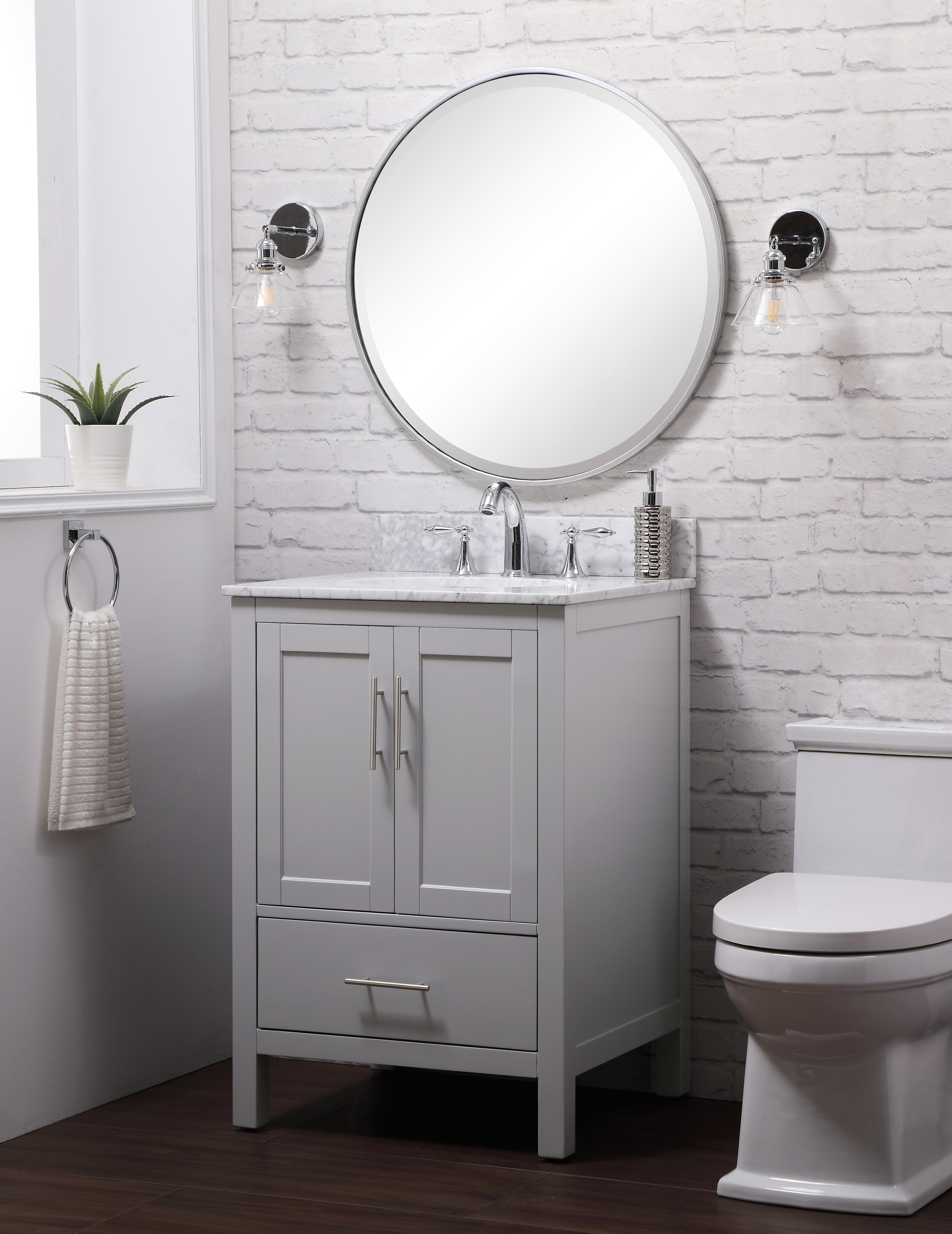 Beachcrest Home Nova 24 Single Bathroom Vanity Set Reviews Wayfair