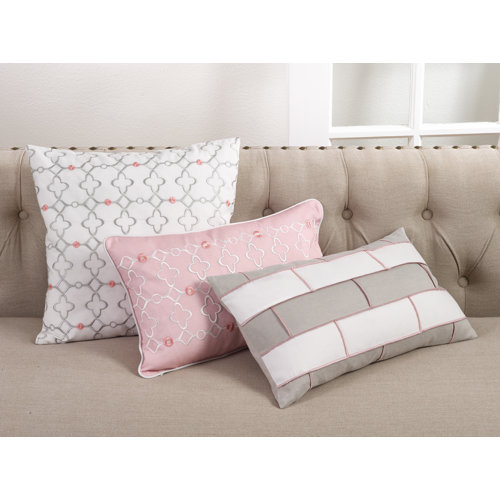 Saro Tangier Moroccan Tile Geometric Lumbar Pillow Wayfair