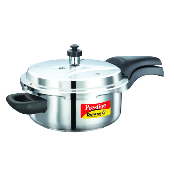 Deluxe Stainless Steel Pressure Cooker by Prestige Cookers