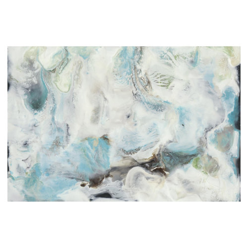 Tides with Flotsam III 2.9m x 4.32m Textured Matt Peel & Stick Wall Mural East Urban Home