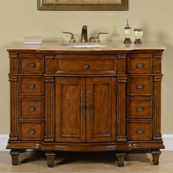 Kellar 48 Single Sink Cabinet Bathroom Vanity Set by Astoria Grand