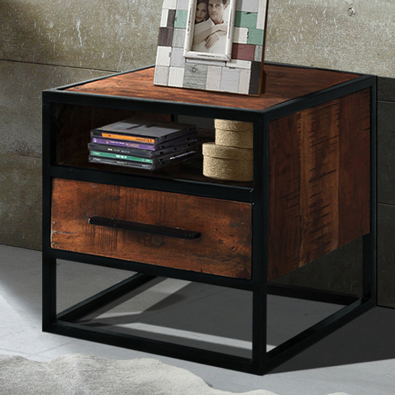 Massivum Oklahoma 1 Drawer Bedside Table Wayfair.co.uk