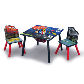 disney cars table and chair set