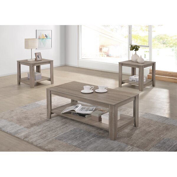 Hille 3 Piece Coffee Table Set By Highland Dunes