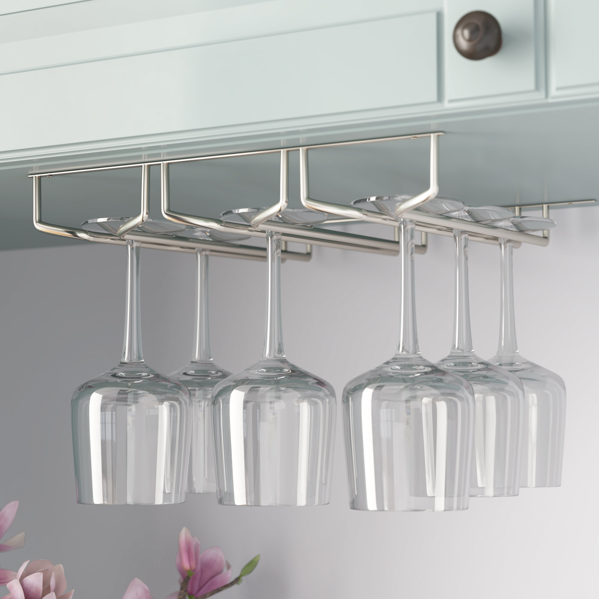 Mind Reader Hanging Wine Gl Rack Reviews Wayfair Mind Reader Hanging Wine Gl Rack
