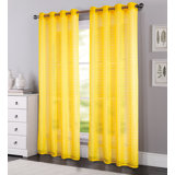 Neon Yellow Curtains Wayfair