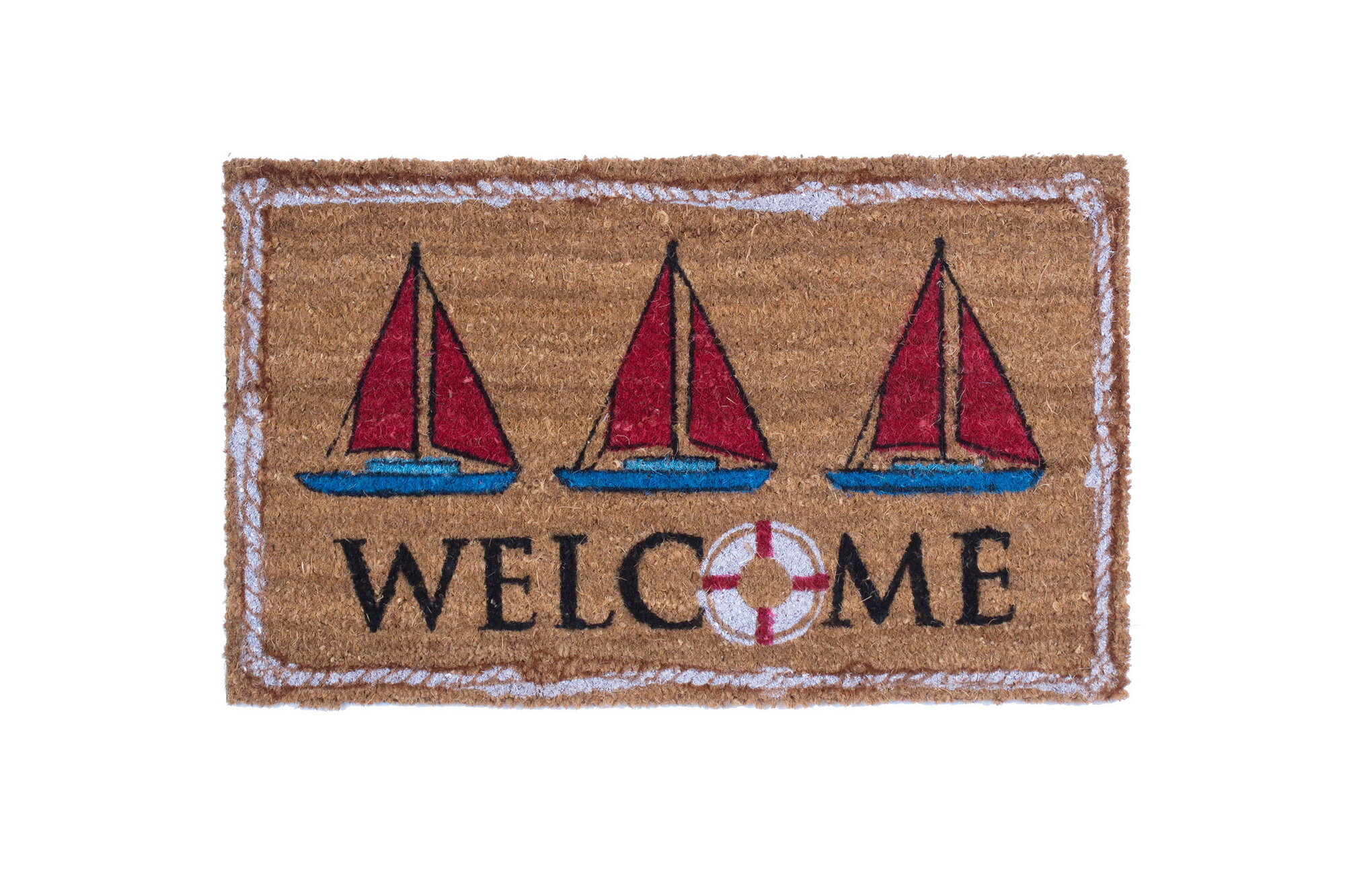 Nautical Welcome 30 In X 18 In Outdoor Door Mat