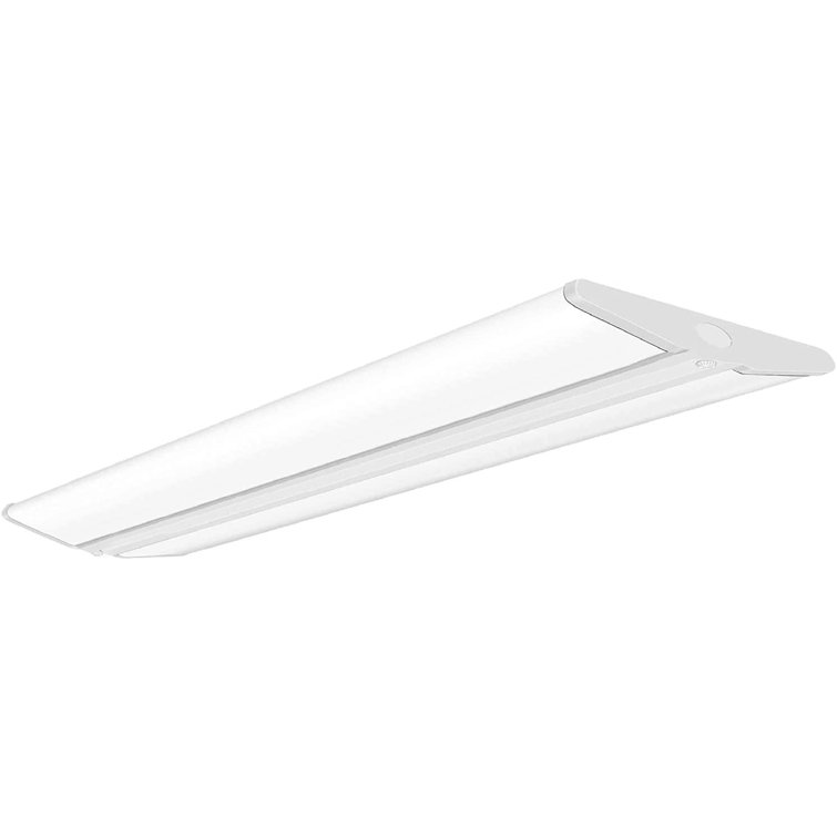 72W 4FT LED Wraparound Office Light Ultra Slim, 8000 Lumens, LED Garage  Lights Flush Mount, 4000K, No Glare, 4 Foot Wrap Shop Ceiling Lighting ...