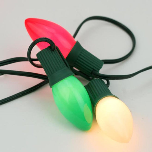 25 Light Opaque C7 Patio Christmas Light by Northlight Seasonal