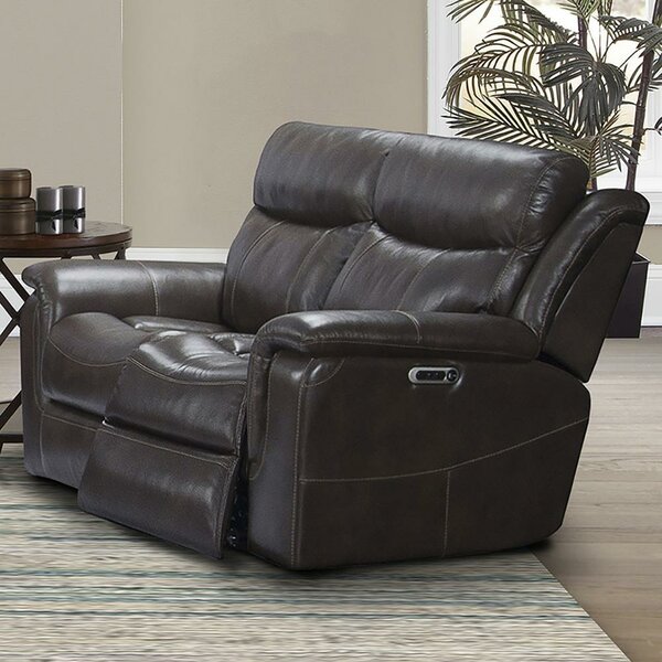 Gillsville Leather Reclining Loveseat By Red Barrel Studio