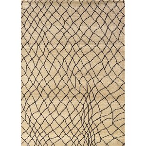 Feltner Ivory/Brown Area Rug