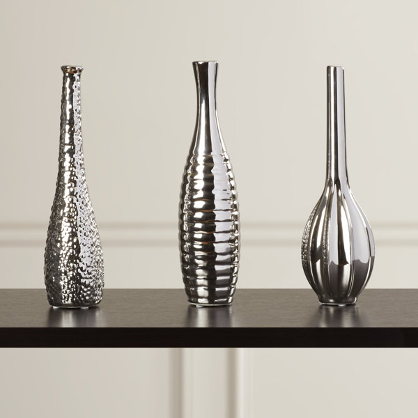 3 Piece Ceramic Table Vase Set by Willa Arlo Interiors