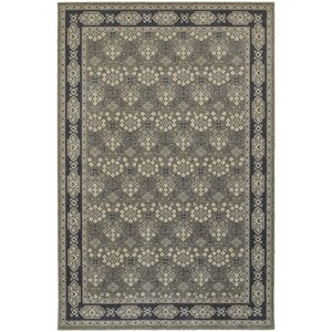 Cynthiana Gray/Navy Area Rug