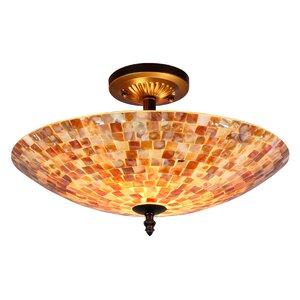 Leighton 2-Light Semi Flush Mount