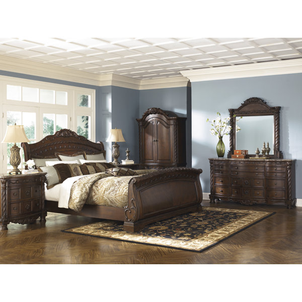 New Chapell Sleigh Configurable Bedroom Set By Astoria Grand Great Reviews