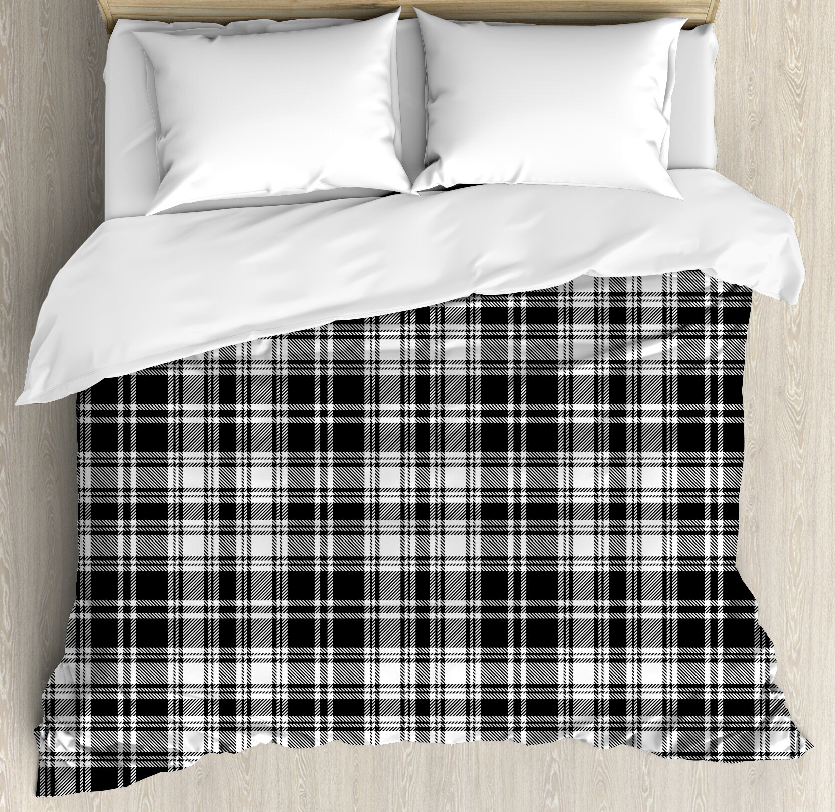 East Urban Home Abstract British Tartan Pattern With Vertical And