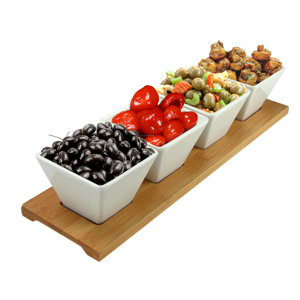 Signature 5 Piece Appetizer and Condiment Server Set
