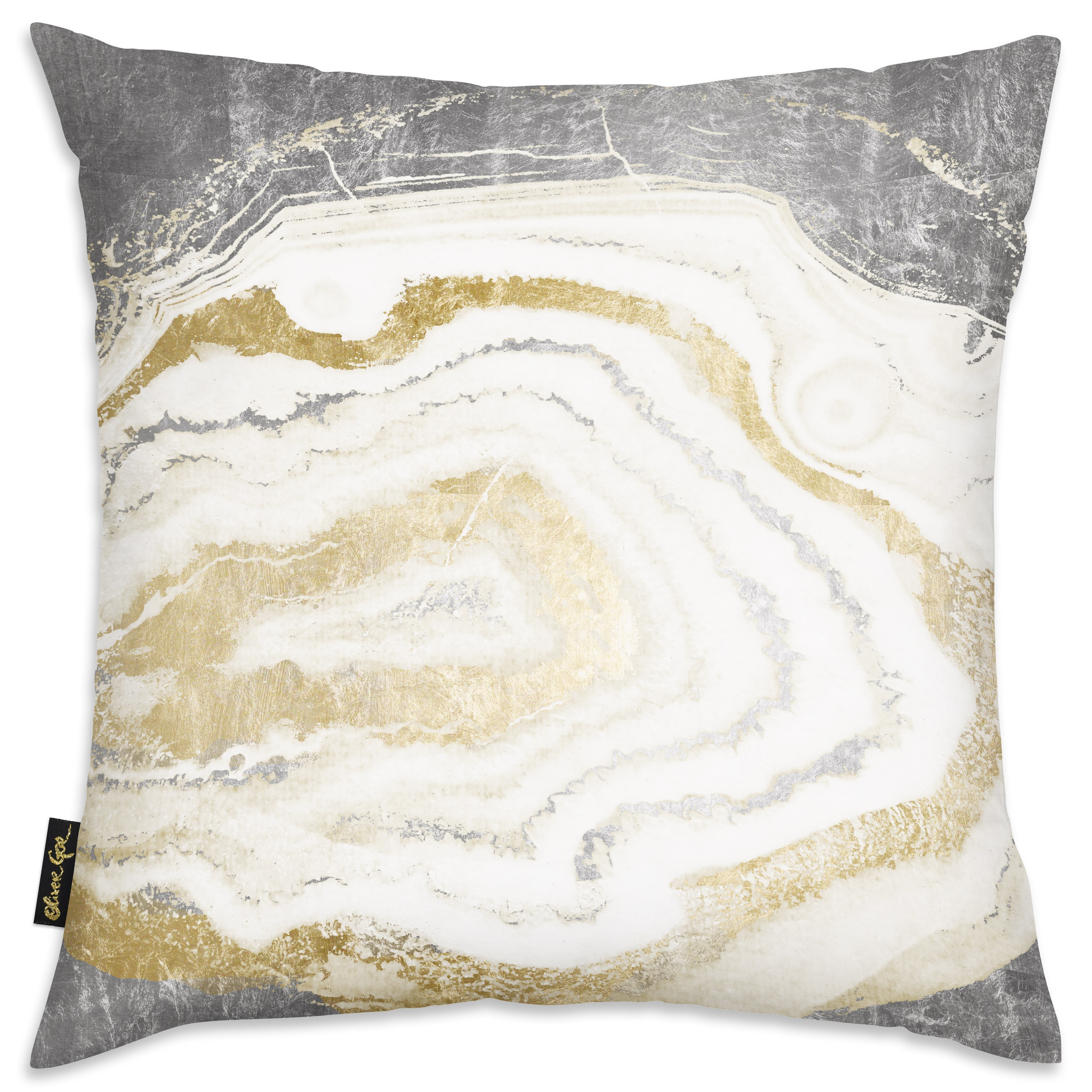 gold and silver throw pillows