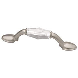 Clear Acrylic Drawer Pulls Wayfair Quickview Satin Nickel Clear
