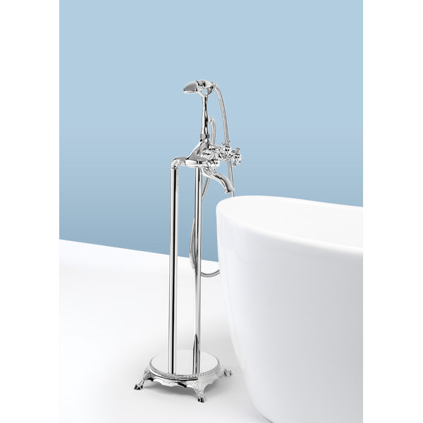 Diverter Tub and Shower Faucet with Double Handle