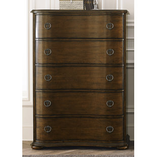Solid Wood Dressers You Ll Love Wayfair Bordeaux 5 Drawer Dresser