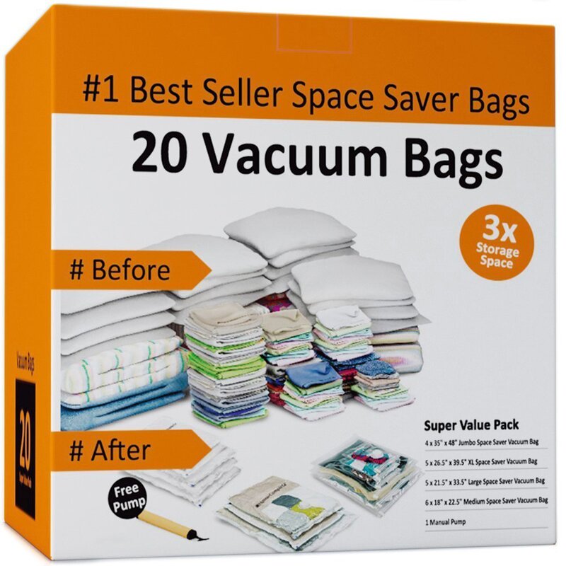 storage saver vacuum bags