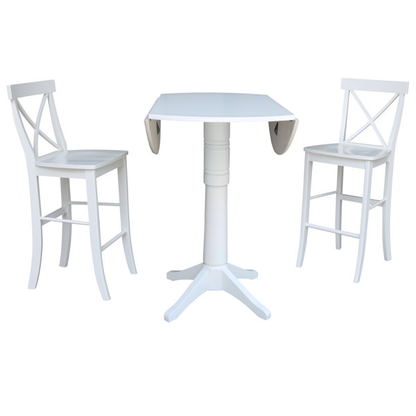 Kimbrough 3 Piece Pub Table Set By Rosecliff Heights Cheap