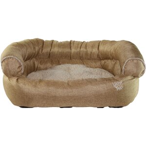 Luxurious Faux Linen Dog Sofa