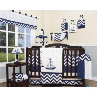 Rainbow Crib Bedding Wayfair Explorer Nautical 13 Piece Crib Bedding Set