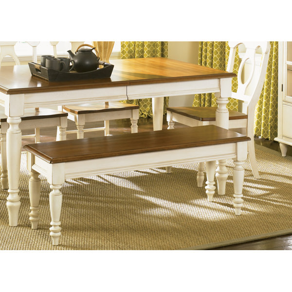 Perna Wood Bench by August Grove