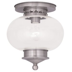 Shielo Sphere Shade Semi Flush Mount