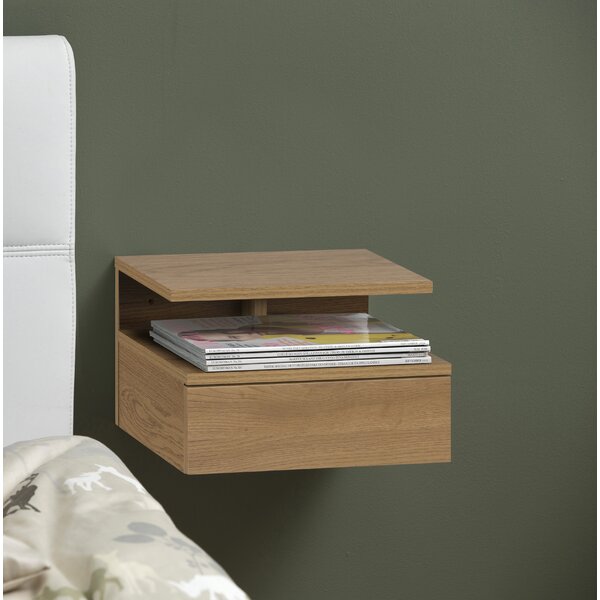 Slim Oak Bedside Table Wayfair Co Uk