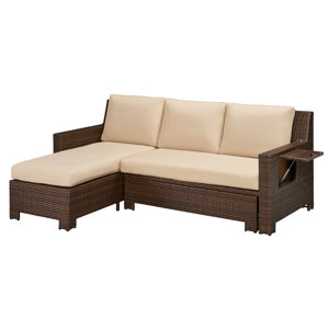 Ferndale Deck Convertible Sectional Sofa with Cushions