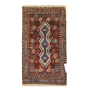 Middleton Traditional Neutral Hand-Knotted Pure Wool Rust/Ivory Area Rug