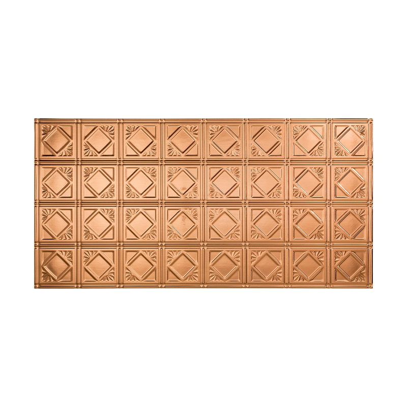 Fasade Traditional 4 2 Ft X 4 Ft Glue Up Ceiling Tile In