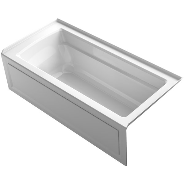 Archer Three-Side Integral Flange 66 x 32 Soaking Bathtub by Kohler