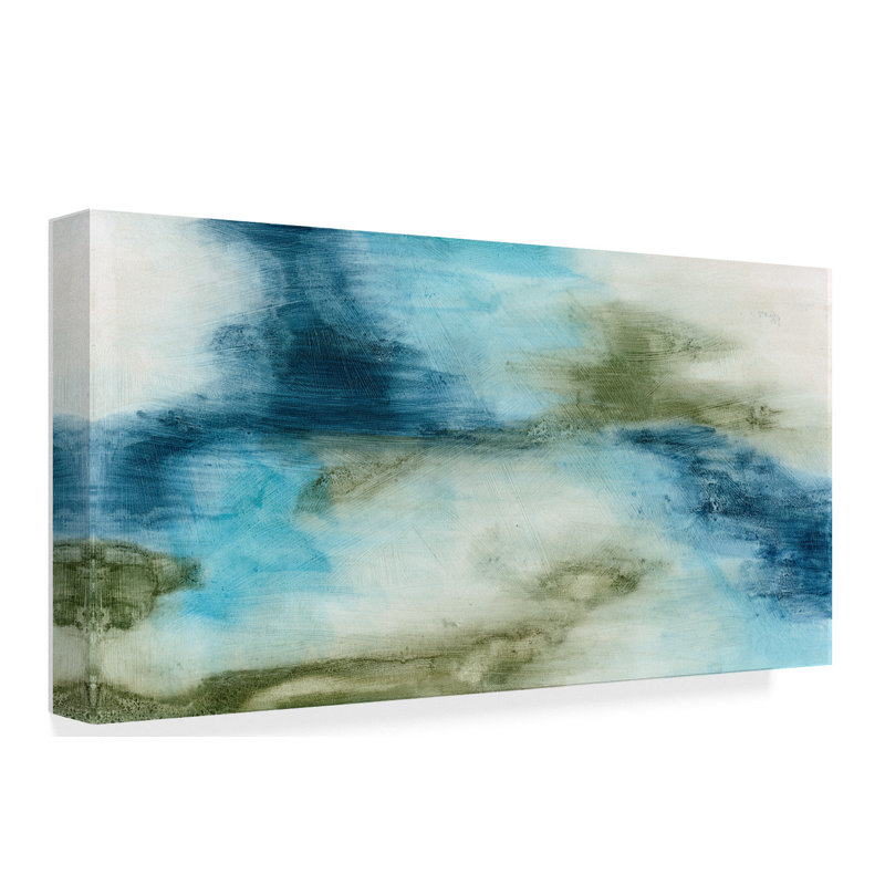 East Urban Home Ocean Flow I Acrylic Painting Print On Wrapped