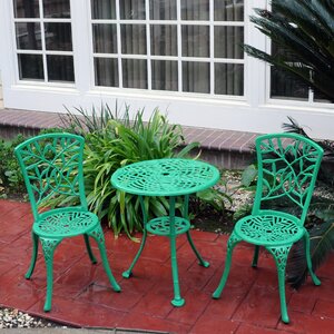 Mulic 3 Piece Bistro Set