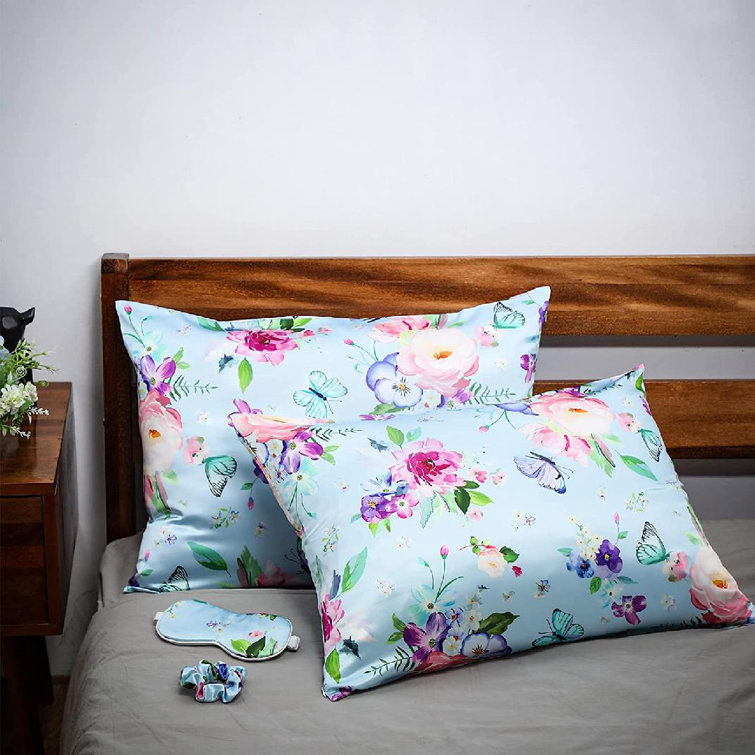 zippered satin pillowcase