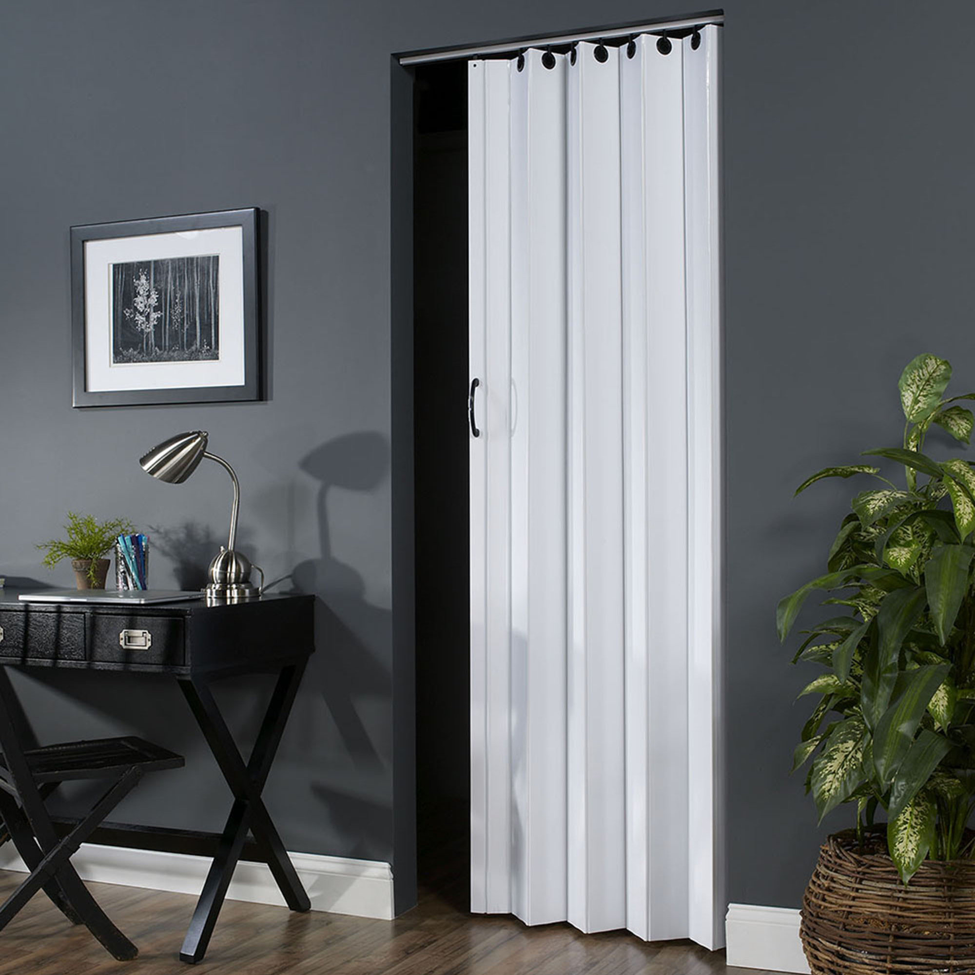 Ltl Home Products Pvc Vinyl White Accordion Door Reviews Wayfair
