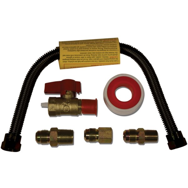 Universal Gas Appliance Brass Hook Up Kit By Duluth Forge